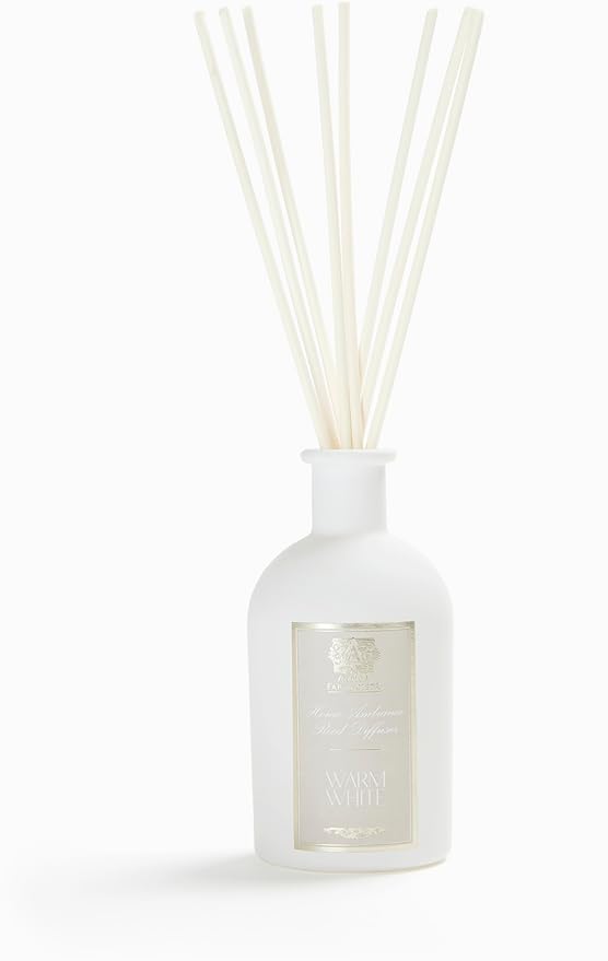 Antica Farmacista Home Ambiance Diffuser - Long-Lasting Reed Scent Diffuser - Luxury Room Freshener Gift - Warm White, 8.45 fl oz