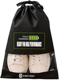 Generic Cleat Vault | High-Performance Sports Travel Shoe Storage Bag w/Motivation (Fully Charged, Black, Small (US Shoe Size Under 6))