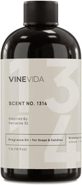 VINEVIDA Scent NO. 1314 Fragrance Oil - 16oz (1lb) - Inspired by: Verveine 32 Fragrance Oil for Candle Making - Made in USA Candle Scents Scents for Soap Making
