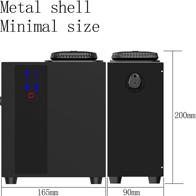 Fragrance Scent Collection HVAC Diffuser - Area 5300 sq ft or Full Air System, Bussiness, Home, 7 Fl Oz 200ml, Bluetooth Control, X2000 Black, DIFFMELY
