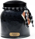 A Cheerful Giver — Midnight Grove - 34oz Papa Scented Candle Jar with Lid - Keepers of The Light - 155 Hours of Burn Time, Gift for Women, Blue