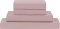 Modern Threads Soft Microfiber Solid Sheets - Luxurious Microfiber Bed Sheets - Includes Flat Sheet, Fitted Sheet with Deep Pockets, & Pillowcases Cameo Rose Queen