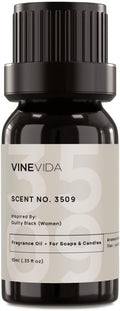 VINEVIDA Scent NO. 3509 Fragrance Oil - 10mL - Inspired by: Guilty Black (Women) Fragrance Oil for Candle Making - Made in USA Candle Scents Scents for Soap Making