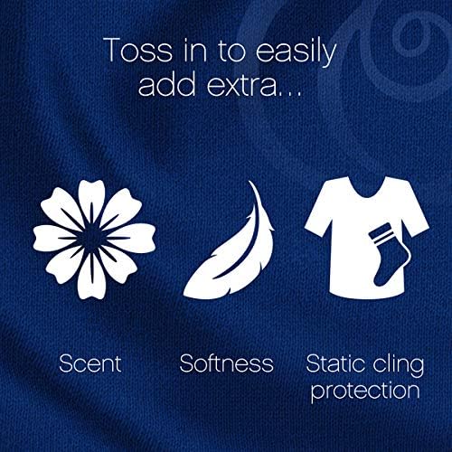 Downy Infusions Fabric Softener Dryer Sheets, Bliss, Sparkling Amber & Rose, 90Count