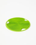 Boie USA Flat Body Scrubber - Hygienic, Exfoliating Loofah Alternative - Feels Like Silicone Scrubber Gentle on Sensitive Skin, Hypoallergenic, BPA- & Latex-Free, Made in The USA (Lime)