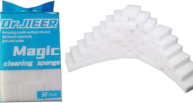 Dr.JIEER 50 Pcs/lot Magic Sponge Eraser Multi-Functional Melamine Foam Cleaner 100x60x20mm