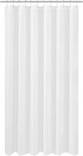 N&Y HOME Extra Long Fabric Shower Curtain or Liner 72 x 94 inch, Hotel Quality, Washable, White Bathroom Curtains with Grommets, 72x94