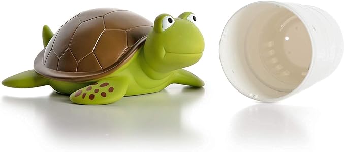 XY-WQ Chlorine Floater, Floating Pool Chlorine Dispenser (Turtle), Fits 1 and 3 Inch Tablets for Large and Small Pools, Hot Tub, Spa