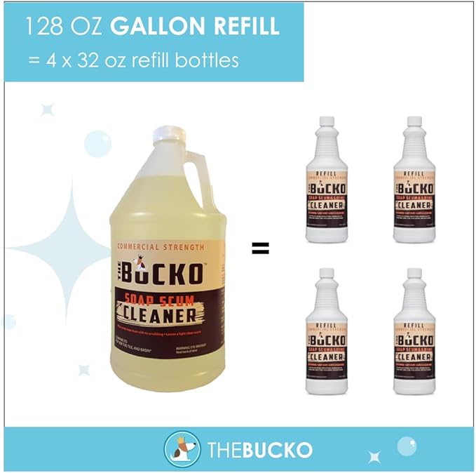 The Bucko Soap Scum and Grime Cleaner (128 oz gallon)