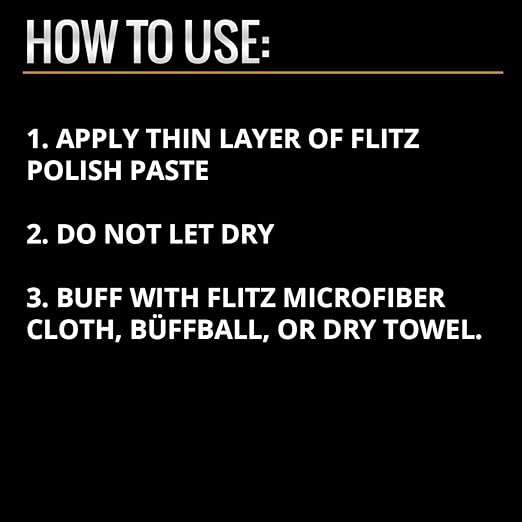 Flitz Multi-Purpose Metal Polish Paste - 2lb Can of USA-Made Chrome Polish - Works on Stainless Steel, Aluminum, Plastic, Jewelry and Cars - Non-Abrasive Cleaner & Rust Remover (3 Pack)