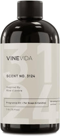 VINEVIDA Scent NO. 3124 Fragrance Oil - 16oz (1lb) - Inspired by: Rive d'Ambre Fragrance Oil for Candle Making - Made in USA Candle Scents Scents for Soap Making