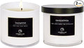 Chloefu LAN Valentines Scented Candles Gifts for Women Gardenia and Jasmine Candles 7.1oz|45 Hour Long Lasting Highly Scented 100% Soy Candle, Home Decor, Aromatherapy Candle with Gift Box 2 Pack