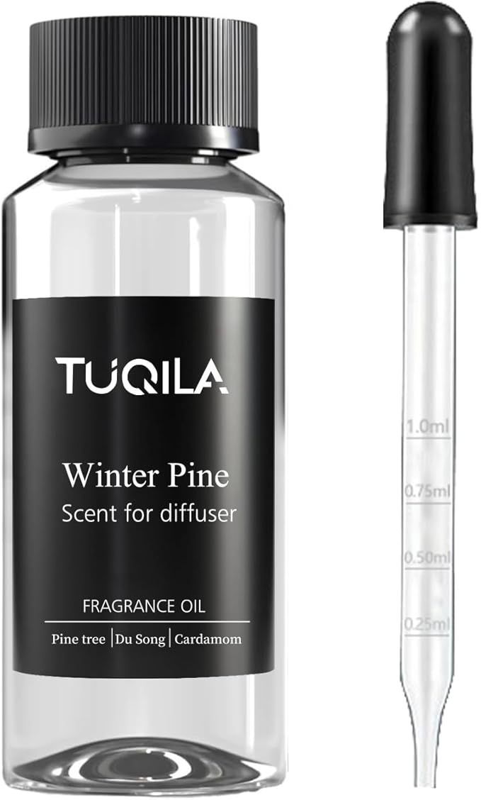 Hotel Waterless Diffuser Oil Winter Pine, Essential Scent Oil Usage Cold Air Waterless Diffuser, Luxury Scents Oils Fragrance Bottle120 ML Home Natural Flavour