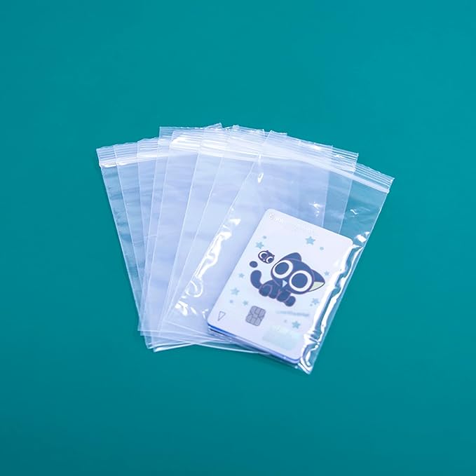 iMailer - 500 Count - 3" x 5" Small Zip Bags - Plastic Zip Poly Bags 2 Mil Baggies with Lock Seal Zipper for Snack, Treats, Party Favors, Photo, Jewelry