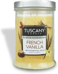Tuscany Candle French Vanilla: Vanilla & Coffee Scented Candle, 18 oz