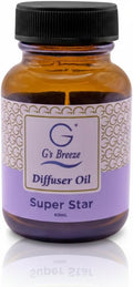 G's Breeze Super Star Diffuser Oil – 60ml Soft & Soothing Super Star Scent, Long-Lasting Aroma for Nurseries, Bedrooms, & Living Rooms, Easy Refill for Fragrance Oil Diffuser