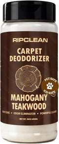 Ripclean Carpet Deodorizer & Freshener Cleaning Powder, Odor Eliminator for Strong Odors & Homes w/Pets, Safe around Kids & Pets, Use on Carpet, Rugs, Upholstery & More (16 Ounce, Lemon)