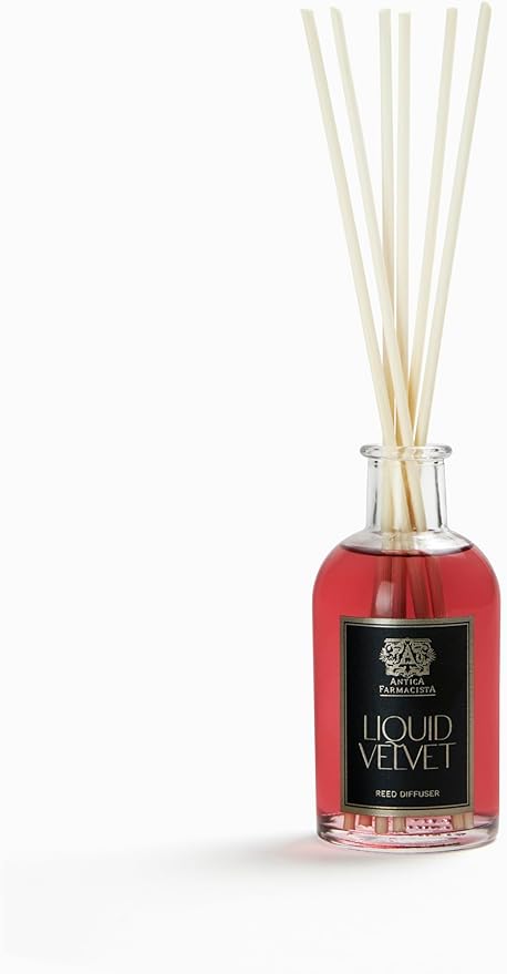 Antica Farmacista Home Ambiance Diffuser - Long-Lasting Reed Scent Diffuser - Luxury Room Freshener Gift - Liquid Velvet, 3.4 fl oz