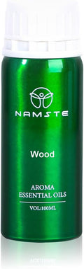 Wood Essential Oil for Diffusers and Humidifiers, Refreshing Scent with Sandalwood, Apple, Cinnamon 3.38 Fl Oz, for Spa, Home Fragrance Oil Refill