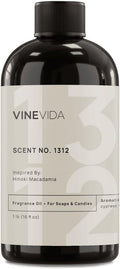 VINEVIDA Scent NO. 1312 Fragrance Oil - 16oz (1lb) - Inspired by: Hinoki Macadamia Fragrance Oil for Candle Making - Made in USA Candle Scents Scents for Soap Making