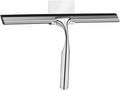 Shower Squeegee for Glass Doors Stainless Steel with Self Adhesive Hook Window Squeegee for Shower Door Bathroom Mirror Wiper, Window Glass Cleaning