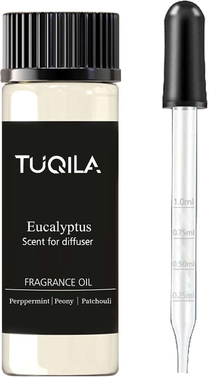 Waterless Essential Oil 20ml Eucalyptus Hotel Scent- Lemon, Bergamot, Ocean, Jasmine, Amber& Musk Fragrance for Home, Hotel, Office, Car Aroma Scent Oils for Diffusers