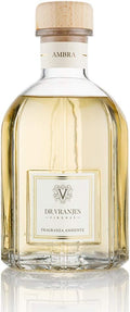 Dr. Vranjes - Ambra 250 ml Diffuser + Double Pack of White Sticks (3 Pieces Bundle)- Luxury Home Fragrance, Made in Italy, Main Scent: Oriental, Olfactory Pyramid: Amber, Patchouli, Sandalwood