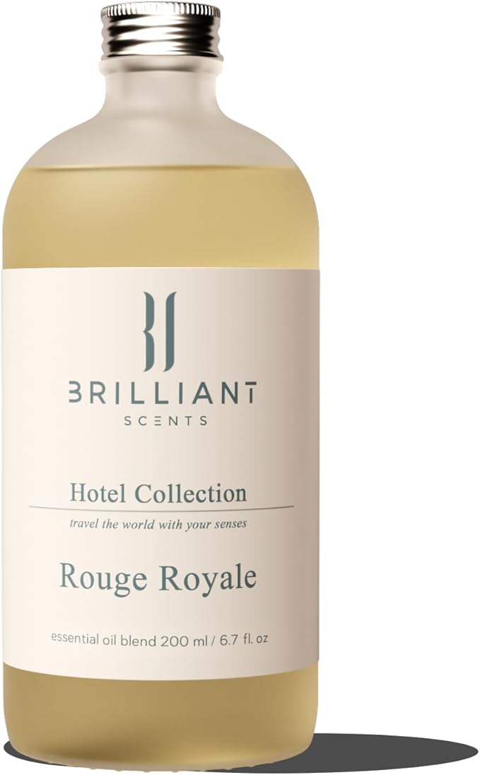 Brilliant Scents Rouge Royale Scent | Bergamot, Sandalwood, Oud | Inspired by: Baccarat Hotel NY | Luxury Home & Business Scent | Fragrance Oil | 200ML