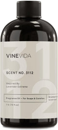 VINEVIDA Scent NO. 3112 Fragrance Oil - 16oz (1lb) - Inspired by: Lavender Extreme Fragrance Oil for Candle Making - Made in USA Candle Scents Scents for Soap Making