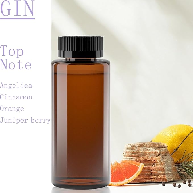 Fragrance Scent Diffuser Genuine Oil - DIFFMELY, Original Bottle for X200 X2000 Diffuser, 7 Fl Oz 200ml, Less Than 0.55 Cost per Day, Fragrance Oil, Type Gin