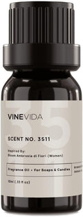 VINEVIDA Scent NO. 3511 Fragrance Oil - 10mL - Inspired by: Bloom Ambrosia di Fiori (Women) Fragrance Oil for Candle Making - Made in USA Candle Scents Scents for Soap Making