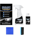 2025 Automotive Headlight Restoration Kit,Headlight Cleaner for Cars,Headlight Refurbishing Kit,Headlight Refurbishing Agent with Headlight Protective Agent,Towel,Sponge