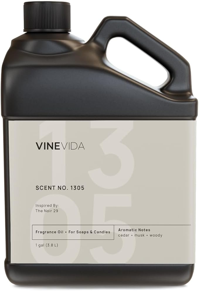 VINEVIDA [128oz] Scent No.1305 Fragrance Oil for Candle Making and Soap Making - Premium Candle Scents for Soy Candles