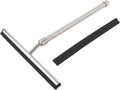 Extendable Stainless Steel Squeegee Telescoping Shower Glass & Window Cleaner with Scraper Blade for Bathroom Car Mirror Tile Professional Reach Tool with Adjustable Handle