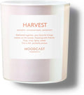 Moodcast Harvest Scented Fall Candle - Aesthetic Candle for Home, Pumpkin, Cinnamon Bark & Cardamom, Clean Coco Wax Blend, Vegan, Paraben Free, 50-Hour Long Lasting Burn - 8oz