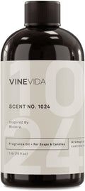 VINEVIDA Scent NO. 1024 Fragrance Oil - 16oz (1lb) - Inspired by: Riviera Fragrance Oil for Candle Making - Made in USA Candle Scents Scents for Soap Making
