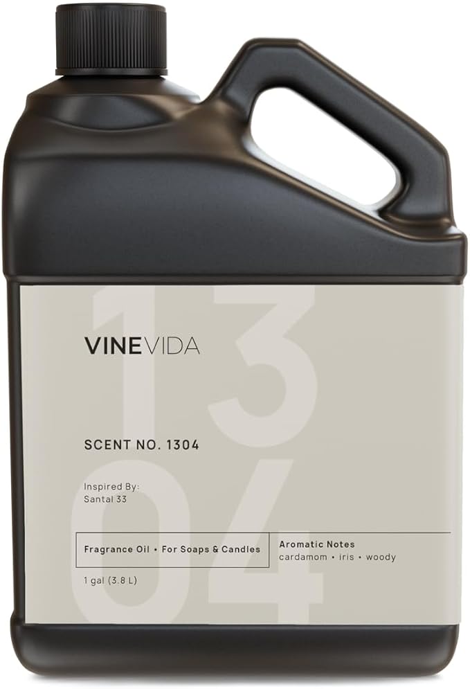 Vinevida 128oz Scent 1304 Fragrance Oil for Candle Making - Natural Candle Scents - Also Suitable for Soap Making