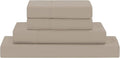 Modern Threads Soft Microfiber Solid Sheets - Luxurious Microfiber Bed Sheets - Includes Flat Sheet, Fitted Sheet with Deep Pockets, & Pillowcases Khaki California King