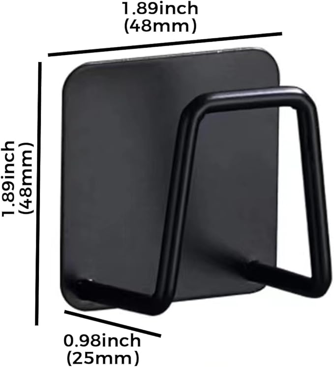 6pcs stainless steel sponge rack drainage rack hook washbasin steel ball sink no storage punching cleaning layout rack, suitable for kitchen accessory rack, washing machine storage rack