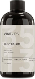 VINEVIDA Scent NO. 3513 Fragrance Oil - 16oz (1lb) - Inspired by: Flora (Women) Fragrance Oil for Candle Making - Made in USA Candle Scents Scents for Soap Making