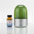 G's Breeze Smart Aroma Diffuser with Refill – Bluetooth & Wi-Fi App Control - LED Lighting, Adjustable Intensity - Long-Lasting Fresh Aquatic Fragrance for Home or Office - Breeze Blue