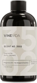 VINEVIDA Scent NO. 3502 Fragrance Oil - 16oz (1lb) - Inspired by: Guilty (Women) Fragrance Oil for Candle Making - Made in USA Candle Scents Scents for Soap Making