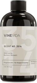 VINEVIDA Scent NO. 3514 Fragrance Oil - 16oz (1lb) - Inspired by: Bamboo (Women) Fragrance Oil for Candle Making - Made in USA Candle Scents Scents for Soap Making