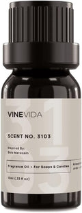 VINEVIDA Scent NO. 3103 Fragrance Oil - 10mL - Inspired by: Bois Marocain Fragrance Oil for Candle Making - Made in USA Candle Scents Scents for Soap Making