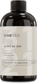 VINEVIDA Scent NO. 3121 Fragrance Oil - 16oz (1lb) - Inspired by: Oud Minérale Fragrance Oil for Candle Making - Made in USA Candle Scents Scents for Soap Making