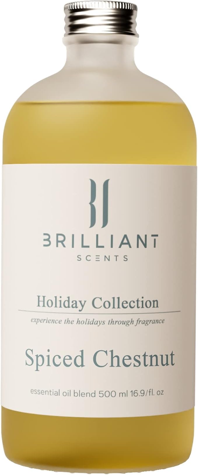 Brilliant Scents Spiced Chestnut Scent | Amber Resin, Cedar, Sandalwood | Luxury Home & Business Scent | Fragrance Oil | 500ML