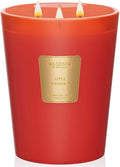 M&SENSE Apple Cinnamon Soy Large Candles, 3-Wick 35oz 150H Slow Burning, Aromatherapy Candle for Home Fragrance Winter Holiday Housewarming