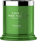 HomeWorx by SLATKIN + CO. Candle- Lily of The Valley, 8 oz. Premium Scented Candle - 25-35 Hours Burn Time