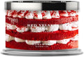 HomeWorx by SLATKIN + CO. Candle- Red Velvet Cake, 18 oz. Premium Scented Candle - 30-55 Hours Burn Time