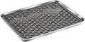 Reginsnow Stainless Steel Drain Tray, Cup & Dish Drying Rack, Drain Board 2 Tier Non Slip Serving Tray with Drainboard Perfect for Sink, Coffee Table, Outdoor (12.5 x 9.8 x 0.98 in)
